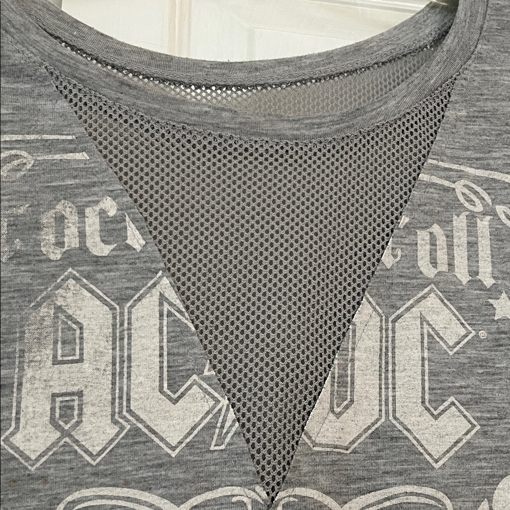 AC/DC Gray Long Sleeve Tee